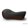 LUIMOTO (Hex-Diamond) Rider Seat Cover for the HARLEY DAVIDSON SPORTSTER IRON 883 (2016+)